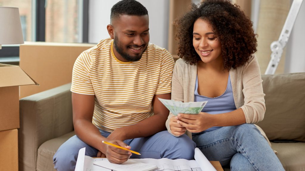 couple with Energy Savings